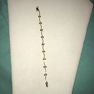 💛Inch of Gold Curved Chain and Ball💛